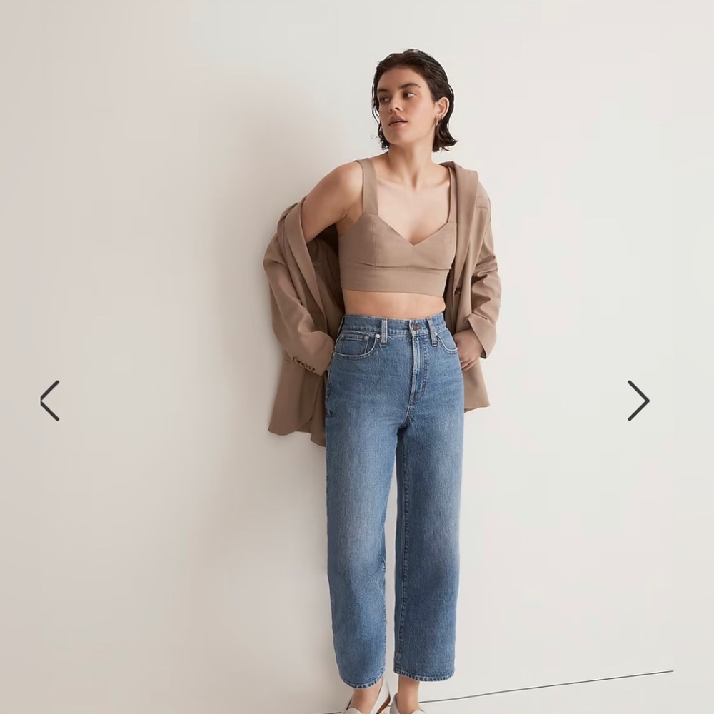 Madewell’s The Perfect Vintage Wide-Leg Crop Jean